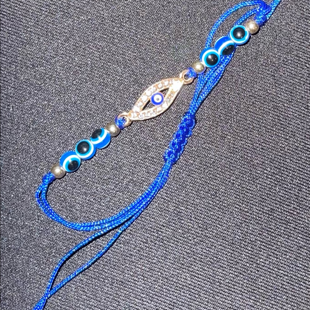 Evil Eye bracelet adjustable